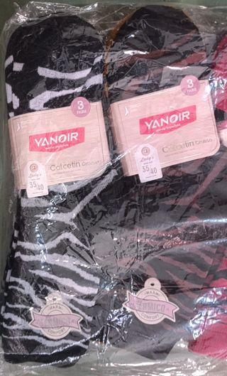 Pack 3 Pares Calcetines VANOIR Talla 38