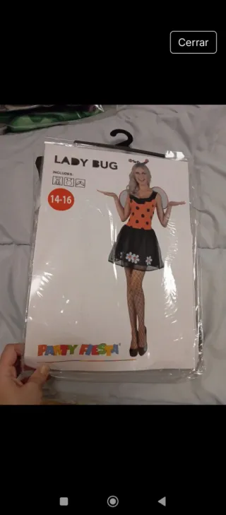 Disfraz Mariquita  Party Fiesta