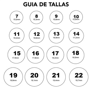 Anillo antiestrés de plata x5