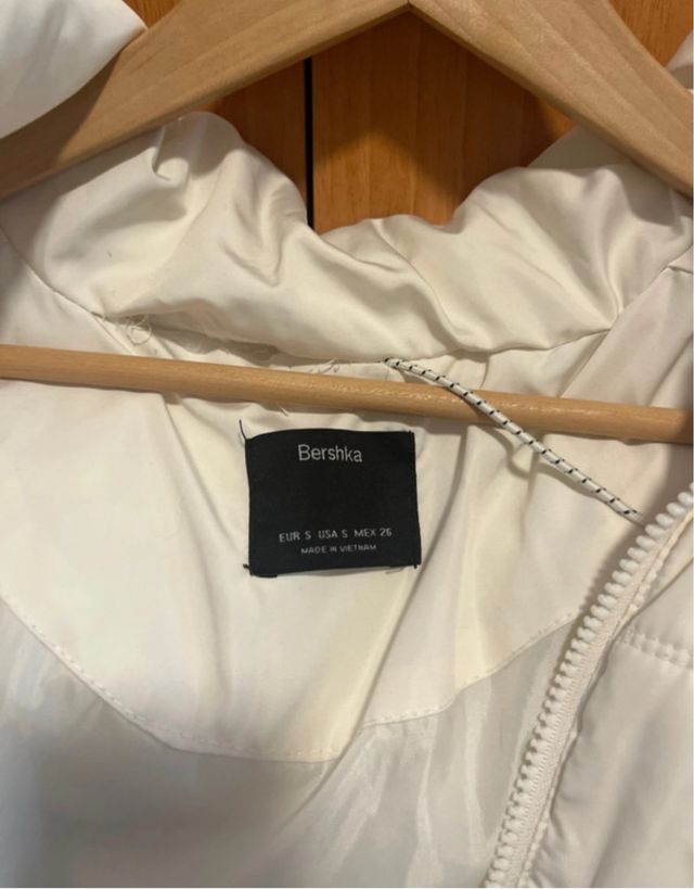 Plumífero Bershka blanco