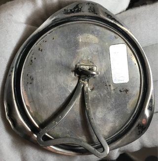 Cuadro Plata Grande Esmaltado Ángel + Regalo