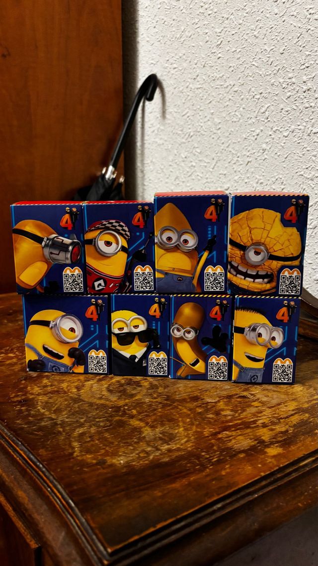 Colección 8 Minions McDonald's