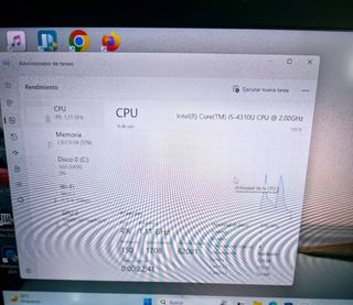 Ordenador Portátil HP INTEL ICORE 5, 8RAM 