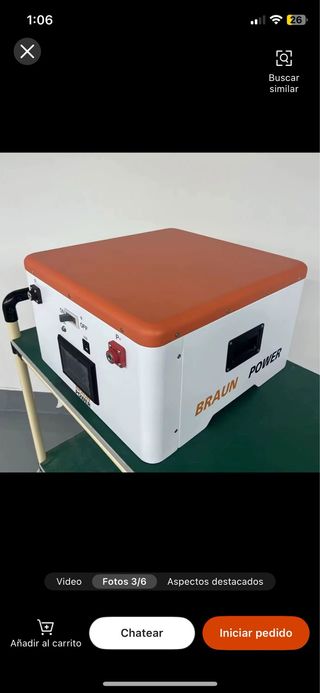 Batería 8kWh 24V LiFePO4 314Ah Camper y aislado