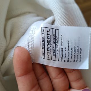 Sudadera Carhartt Beige Talla S