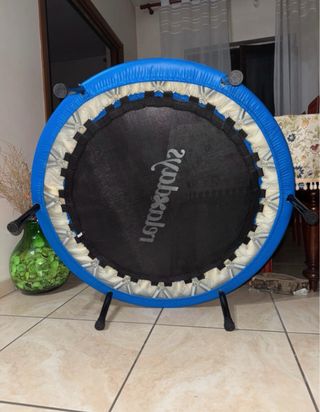 Tappeto elastico fitness Relaxdays blu