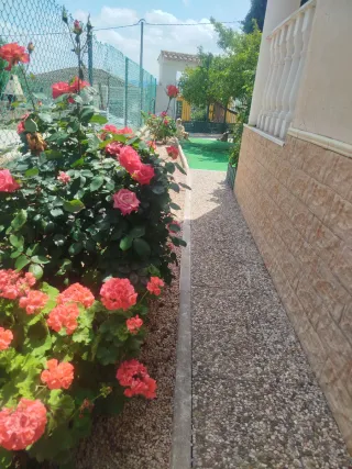 Casa de campo con jardín y barbacoa