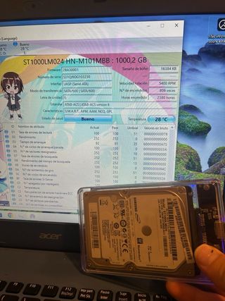 Disco Duro ps4 1TB ST1000LM024 2.5’