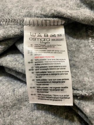 Pijama Mono Gris Jaspeado de Mujer o Niña