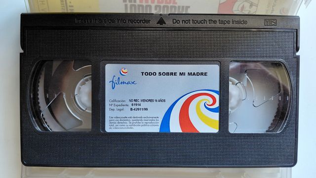 Todo Sobre Mi Madre VHS Pedro Almodóvar