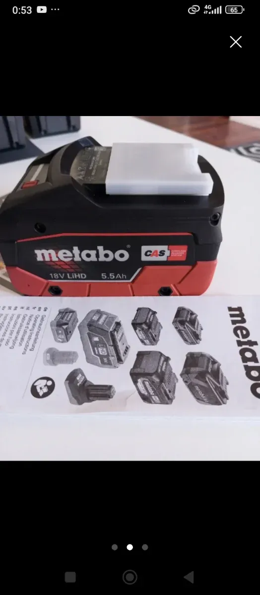 Batería Metabo 18V 