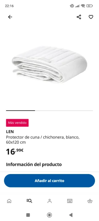 Protector cuna LEN Ikea