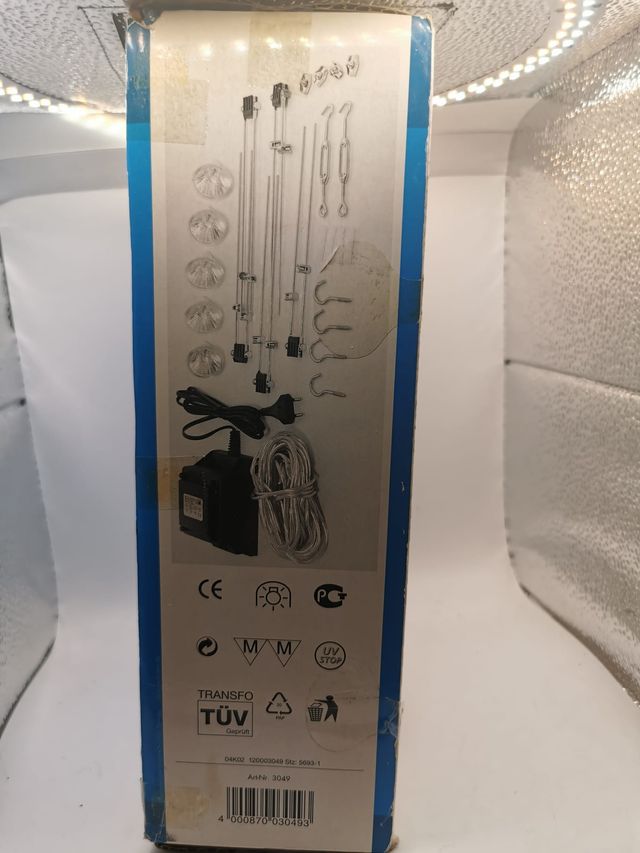 Kit 5 Focos Halógenos 12V 20W con Transformador