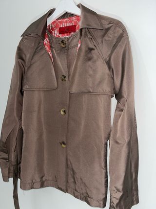 Gabardina seda Carolina Herrera