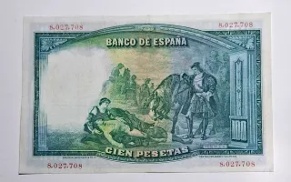 100 Pesetas 1931 Sin serie 8027