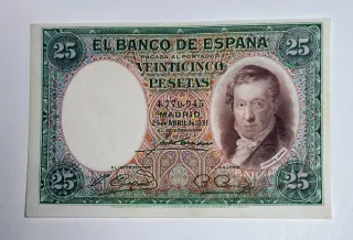 25 Pesetas 1931 Sin serie 4770