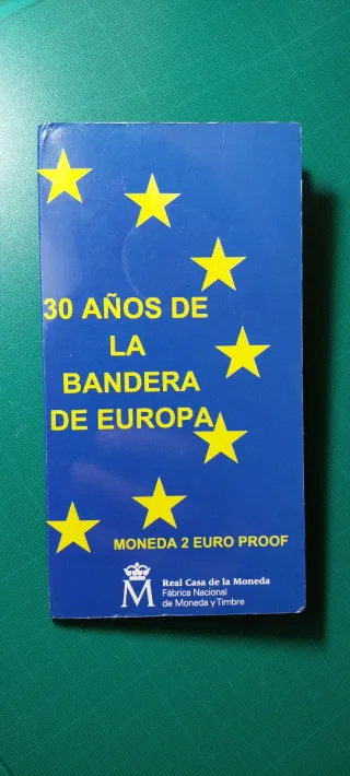Moneda 2 Euro Proof 30 Años Bandera Europa