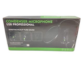 microfono sin marca condenser microphone usb professional