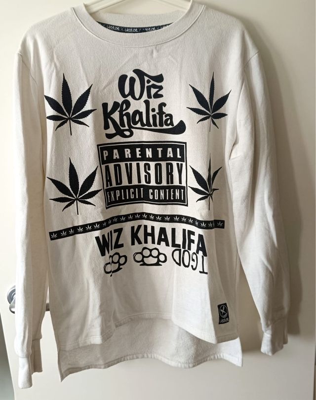 Sudadera Wiz Khalifa Blanca Talla L