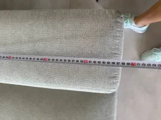 Sofá Cama Beige/Gris Tela