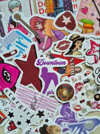 Set di adesivi assortiti Y2K