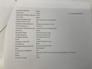 guitarra acustica martin and co. d-35 johnny cash commemorative edition 6/32