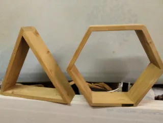 Estantería Hexagonal Estanteria triangular Hann