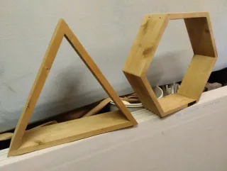 Estantería Hexagonal Estanteria triangular Hann