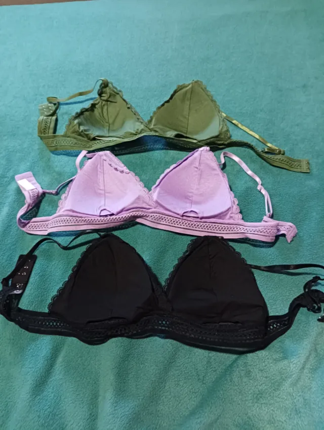 Lote 3 Sujetadores Encaje