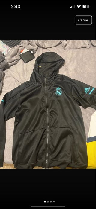 Chaqueta Adidas Real Madrid Negra