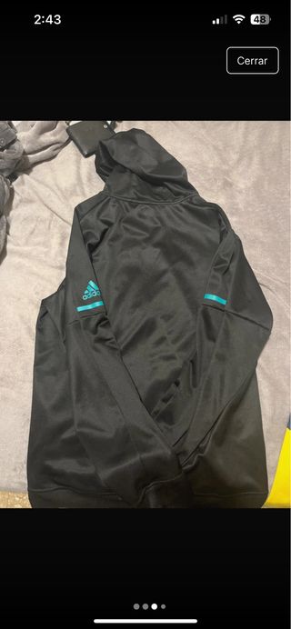 Chaqueta Adidas Real Madrid Negra