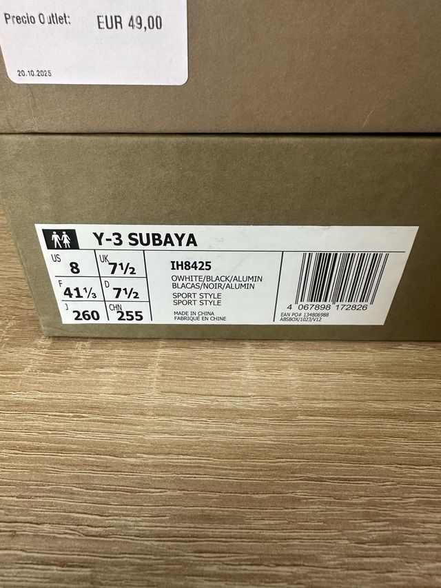 Zapatillas Adidas Y-3 Subaya Beige/Blanco