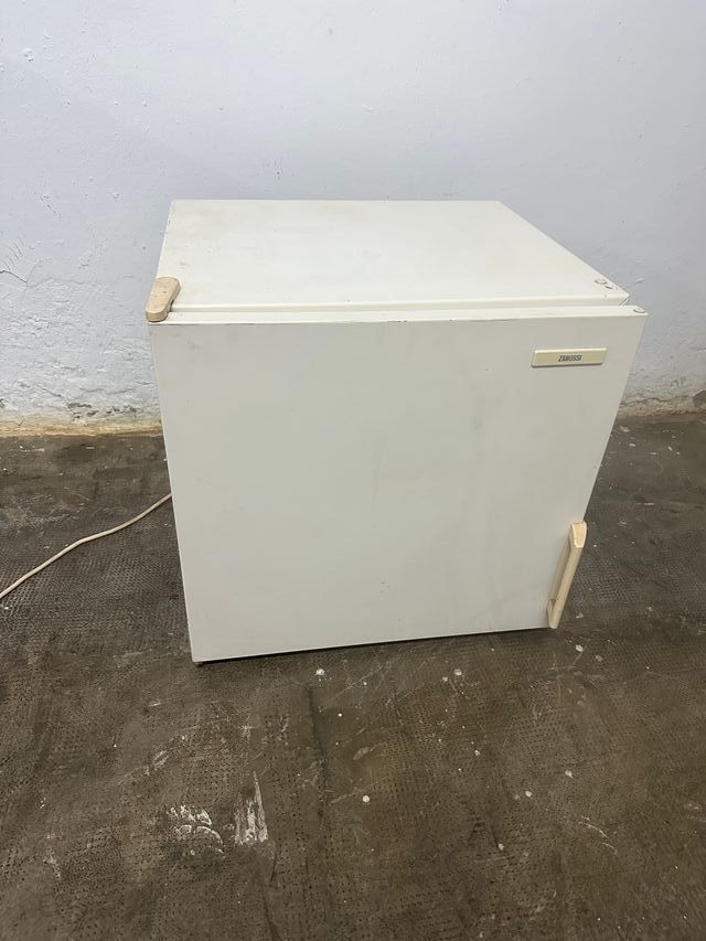 Nevera pequeña blanca