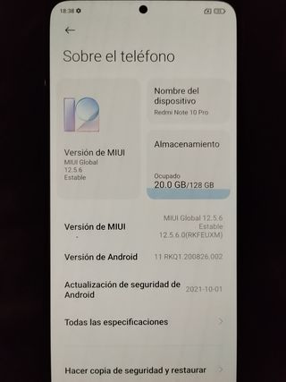 Móvil Xiaomi Redmi Negro