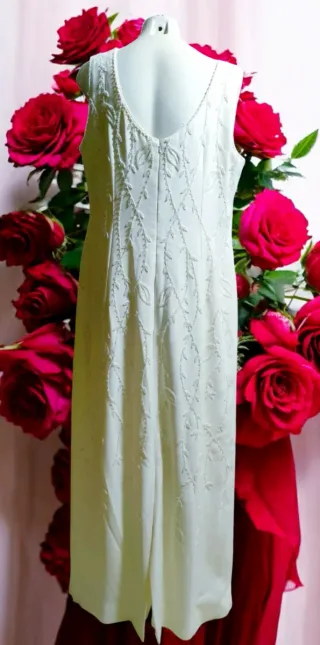 LIQUIDACIÓN Vestido de Novia Civil Blanco crudo