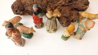 Belén 4 Figuras Terracota Murcia S.XX