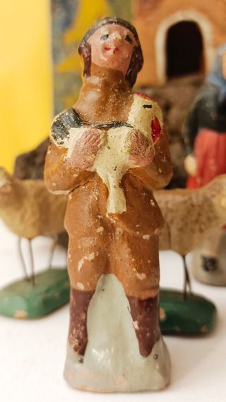 Belén 4 Figuras Terracota Murcia S.XX