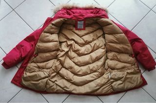 Piumino Gaudi rosso con cappuccio