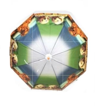 Ombrello automatico con cani