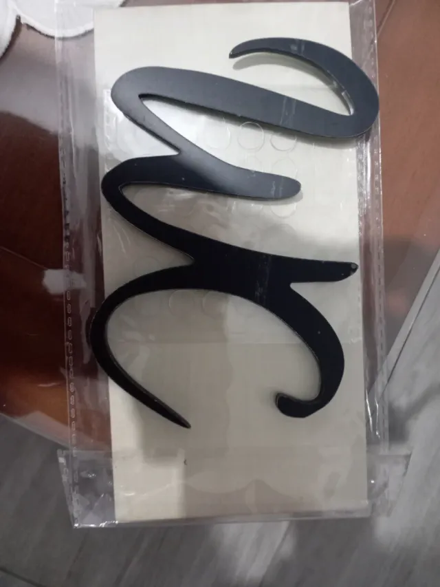 Decoración pared Bathroom metal negro