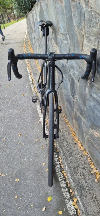 Bici de carretera carbono Giant TCR talla L Negra