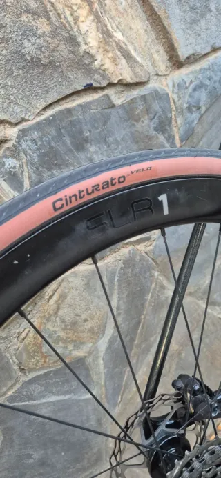 Bici de carretera carbono Giant TCR talla L Negra