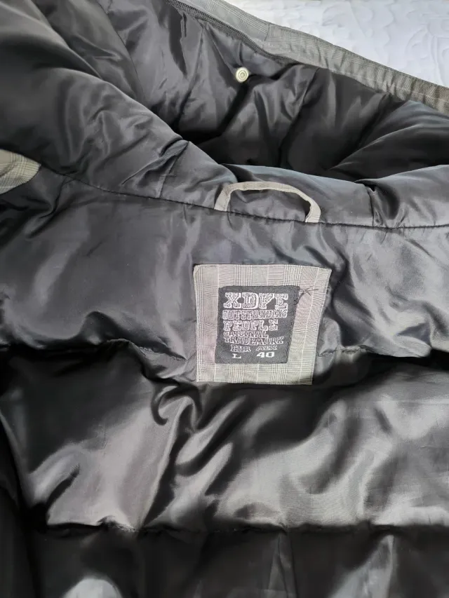 Abrigo Parka m talla L gris