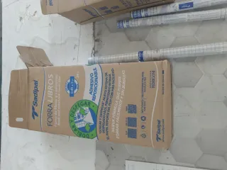 Rollo plástico adhesivo transparente 0.45x5m-0.33x