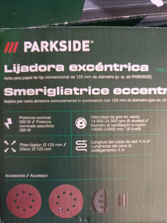 Lijadora orbital Parkside PEXS 300 C3