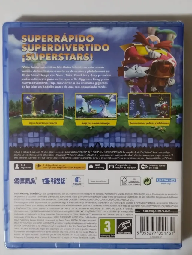 Pack SONIC PRECINTADOS - PS5🇪🇸