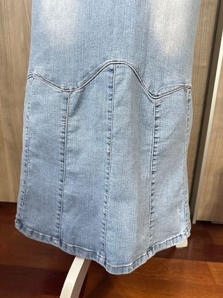 Falda vaquera larga Talla L
