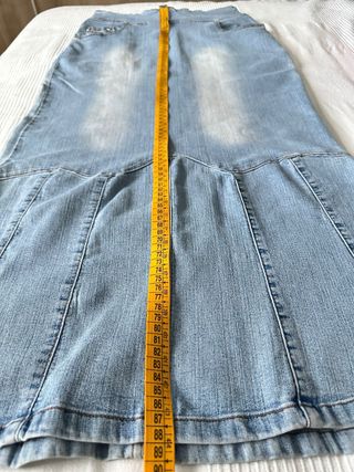 Falda vaquera larga Talla L