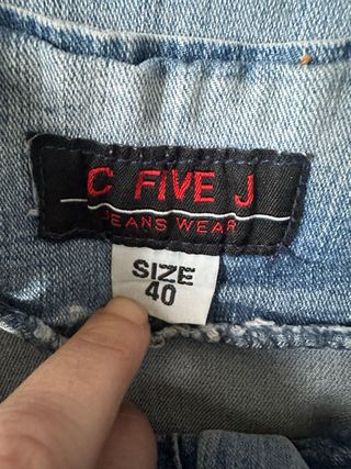 Falda vaquera larga Talla L