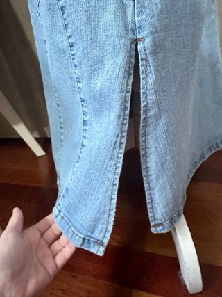 Falda vaquera larga Talla L